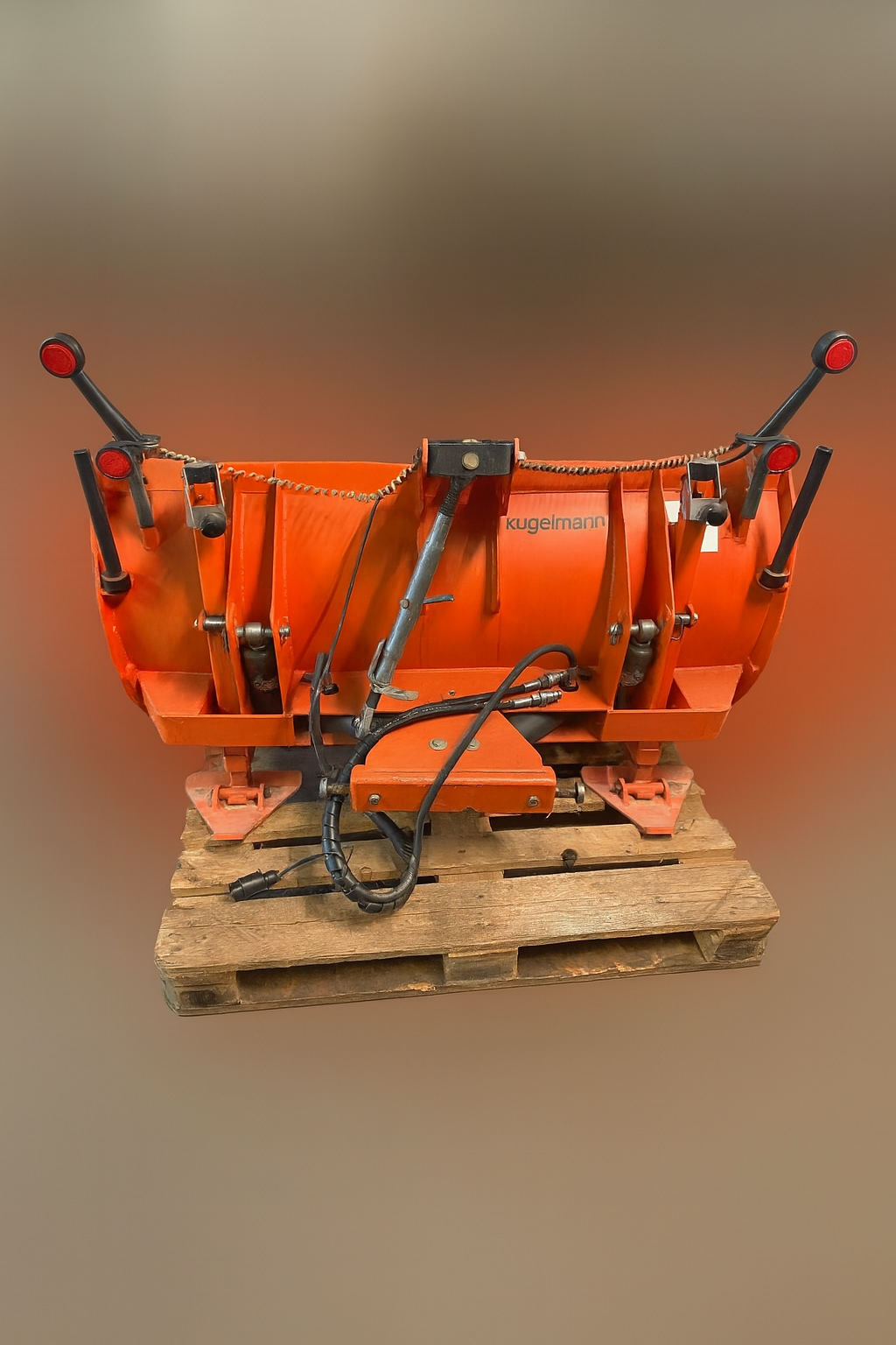 Kugelmann Drehklappen-Schneeräumschild B140/67 – Bild 3